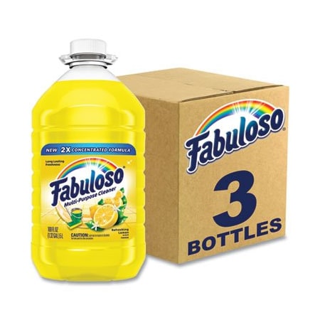 Colgate-Palmolive Fabuloso, MULTI-USE CLEANER, LEMON SCENT, 169 OZ BOTTLE, 3PK 96987